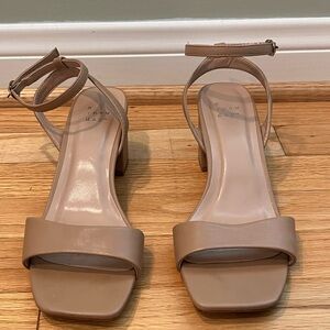 Tan, A New Day strappy sandals, size 7.5